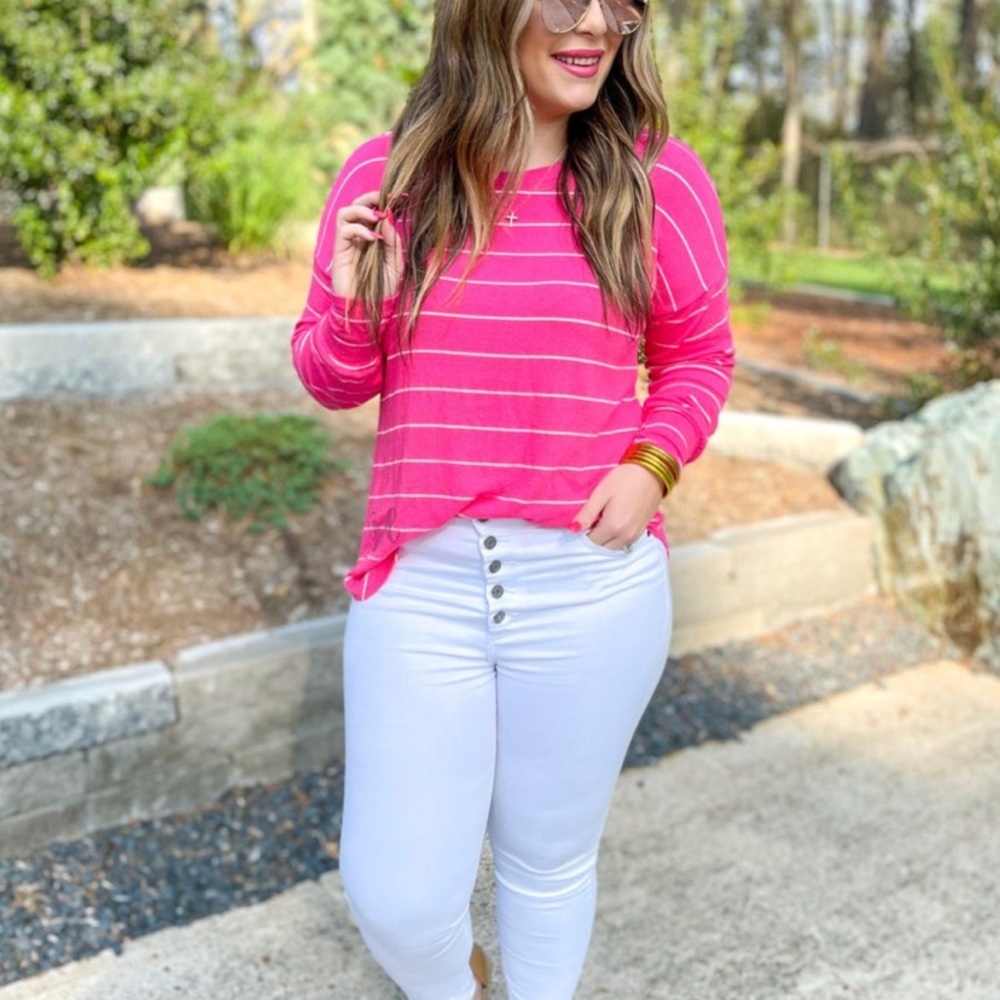 Boutique striped top